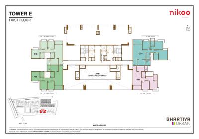 Project Image of 436.0 - 1634.0 Sq.ft 1 BHK Apartment for buy in Bhartiya Nikoo Homes 8 Bhartiya Garden Enclave Phase 2