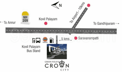 Project Image of 590.0 - 3550.0 Sq.ft Residential Plot Plot for buy in Greenfield Crown City IV