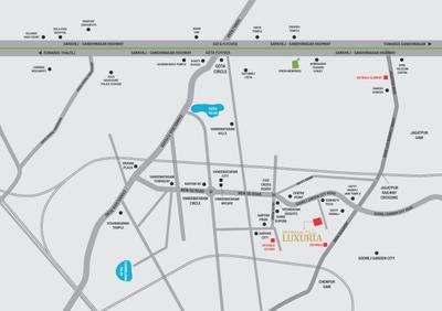 Project Image of 1282.74 - 1301.14 Sq.ft 3 BHK Apartment for buy in Sadhna Skywalk Luxuria
