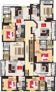 Project Image of 450.0 - 875.0 Sq.ft 1 BHK Apartment for buy in DAC Crazy