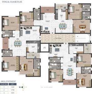 Project Image of 1580.0 - 1790.0 Sq.ft 3 BHK Apartment for buy in BMR Hill Crest
