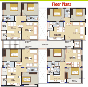 Project Image of 1001.04 - 1125.04 Sq.ft 2 BHK Apartment for buy in Garden Eden Towers