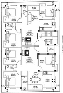 Project Image of 1076.0 - 1188.0 Sq.ft 3 BHK Apartment for buy in Jagan Seven Hills