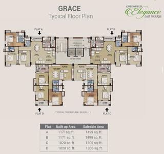 Project Image of 1305 Sq.ft 3 BHK Apartment / Flat for sale in Rajarhat for Rs. 11700000