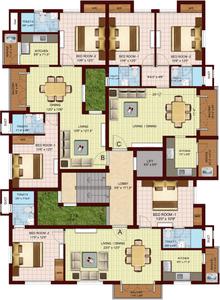 Project Image of 1098.0 - 1150.0 Sq.ft 2 BHK Apartment for buy in Kgeyes 7Th Avenue