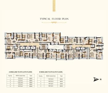 Project Image of 455.0 - 1255.0 Sq.ft 1 BHK Apartment for buy in H J Ajmera Shringaar