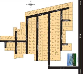 Project Image of 2402 Sq.ft Residential Plot / Land for sale in Panaiyur, Sholinganallur for Rs. 21610000