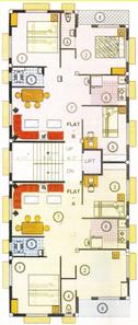 Project Image of 1198.0 - 1218.0 Sq.ft 3 BHK Apartment for buy in Ajmir Nivas