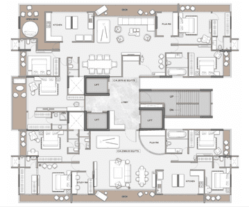 Project Image of 1022.49 - 2878.92 Sq.ft 3 BHK Apartment for buy in Jalaram Landmark