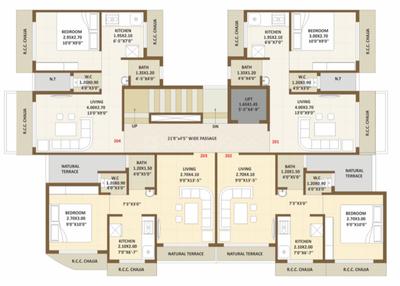 Project Image of 0.0 - 600.0 Sq.ft 1 BHK Apartment for buy in Dharmanandan Jayawanti Niwas