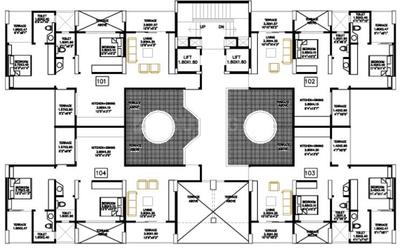 Project Image of 984.0 - 1221.0 Sq.ft 2 BHK Apartment for buy in BU Bhandari Colonnade Apartment