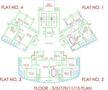 Project Image of 0.0 - 793.0 Sq.ft 3 BHK Apartment for buy in Bhairaav Signature