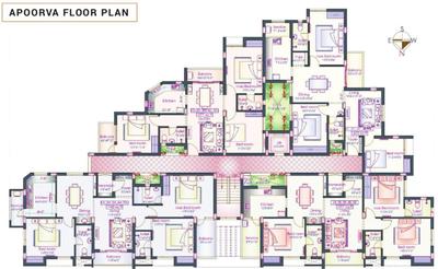 Project Image of 1277.0 - 1748.0 Sq.ft 3 BHK Apartment for buy in Marutham Apoorva