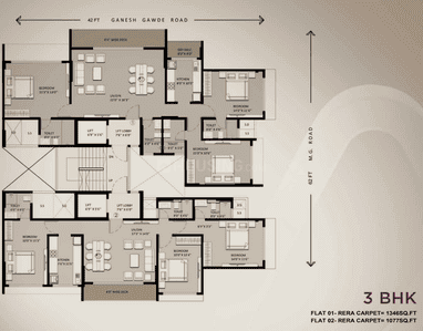 Project Image of 681.0 - 1346.0 Sq.ft 2 BHK Apartment for buy in Pinal Pramukh Krupa Phase 2