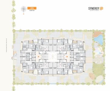 Project Image of 5670.0 - 5850.0 Sq.ft 4 BHK Duplex for buy in Synergy Hashtag