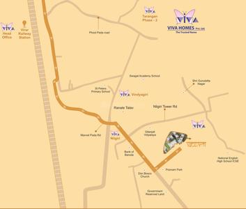 Project Image of 459.0 - 551.0 Sq.ft 1.5 BHK Apartment for buy in Viva Vedanta Bldg No 2