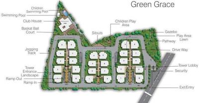 Project Image of 2300.0 - 3050.0 Sq.ft 3 BHK Apartment for buy in S And S Green Aurora at Green Grace