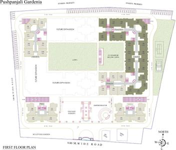Project Image of 1325.0 - 2210.0 Sq.ft 2 BHK Apartment for buy in Pushpanjali Gardenia