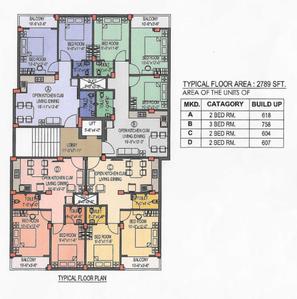 Project Image of 755.0 - 1083.0 Sq.ft 2 BHK Apartment for buy in Green View Housing Complex