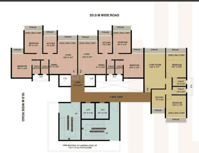 Project Image of 0.0 - 517.53 Sq.ft 2 BHK Apartment for buy in Satyam Imperia