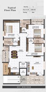 Mcland Sai Pallavi Arcade Sai Pallavi Arcade Cluster Plan from 1st to 5th Floor 1