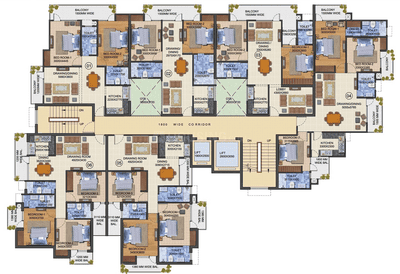 Project Image of 1190.0 - 1955.0 Sq.ft 2 BHK Apartment for buy in Balaji Landmark