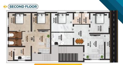 Happy Aiswaryam Residence Aiswaryam Residence Cluster Plan 1