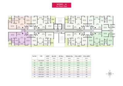 Project Image of 756.0 - 976.0 Sq.ft 2 BHK Apartment for buy in Newton Homes Tathawade Phase II