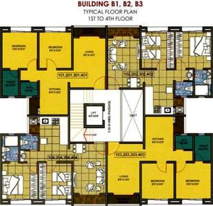 Project Image of 175.0 - 572.0 Sq.ft 1 BHK Apartment for buy in Siddhivinayak Vision Woods 1 Phase II