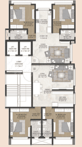 Project Image of 593.63 - 707.63 Sq.ft 2 BHK Apartment for buy in Vardhaman Aarambh