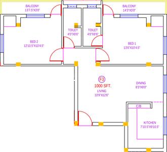 Project Image of 839.0 - 1703.0 Sq.ft 2 BHK Apartment for buy in Brownstone Shivalaya