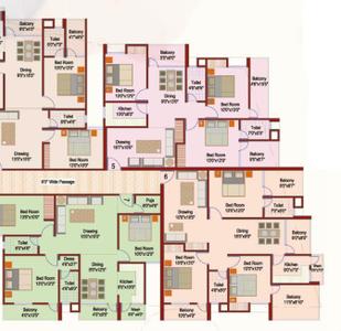 Project Image of 1395.0 - 1705.0 Sq.ft 3 BHK Apartment for buy in Kriti Manjula Enclave