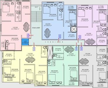 Project Image of 793.0 - 1030.0 Sq.ft 2 BHK Apartment for buy in Jai Hanuman Plaza