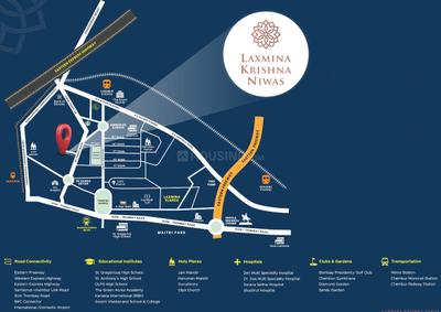Project Image of 671.67 - 680.0 Sq.ft 2 BHK Apartment for buy in Laxmina Krishna Niwas
