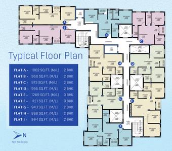 Project Image of 888.0 - 1269.0 Sq.ft 2 BHK Apartment for buy in Samriddhi Swarojinee