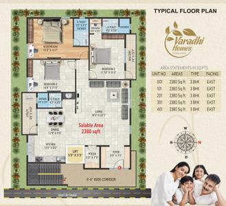 Project Image of 0.0 - 2380.0 Sq.ft 3 BHK Apartment for buy in Varadhi Homes