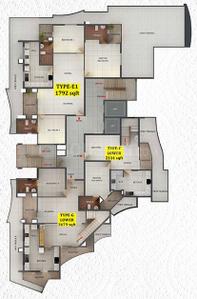 Project Image of 1239.0 - 2679.0 Sq.ft 2 BHK Apartment for buy in Asset Rangoli