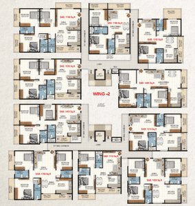 Project Image of 1110.0 - 1765.0 Sq.ft 2 BHK Apartment for buy in Sree Durga Samrudhi