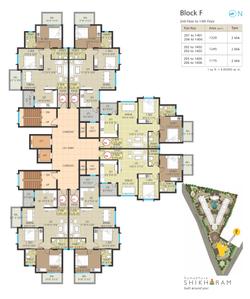 Project Image of 1209 Sq.ft 2 BHK Apartment / Flat for sale in K R Puram for Rs. 12300000