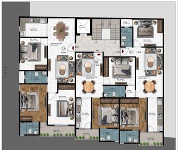 Project Image of 1050.0 - 1550.0 Sq.ft 2 BHK Builder Floor for buy in Capital Home 3