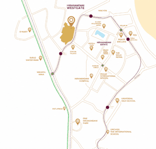 Project Image of 1535.15 - 1662.38 Sq.ft 4 BHK Apartment for buy in Hiranandani Westgate Hampstead