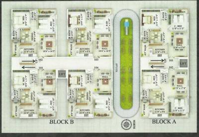 Project Image of 1040.0 - 1200.0 Sq.ft 2 BHK Apartment for buy in  Adithi Residency