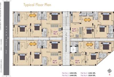 Project Image of 1012.99 - 1454.0 Sq.ft 2 BHK Apartment for buy in Aabharana Elite Residency