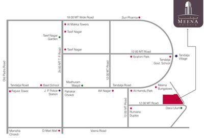 Project Image of 0.0 - 421.62 Sq.ft 1 BHK Apartment for buy in Hammad Meena Heights