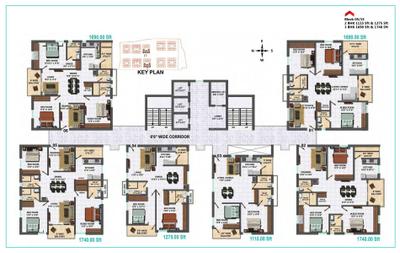 Project Image of 1115.0 - 2160.0 Sq.ft 2 BHK Apartment for buy in My Home Vihanga