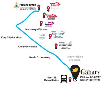 Project Image of 1700.0 - 6100.0 Sq.ft 3 BHK Apartment for buy in Prateek Canary