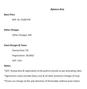 Project Image of 0.0 - 5850.0 Sq.ft 4 BHK Apartment for buy in Ajmera Aria