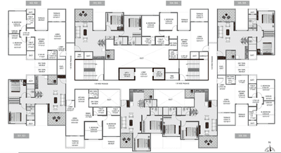 Project Image of 1302 Sq.ft 3 BHK Apartment / Flat for sale in Wakad for Rs. 12912322