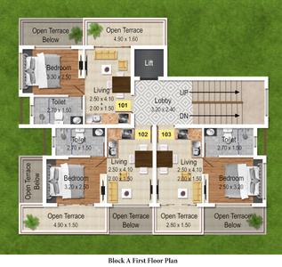 Project Image of 446.5 - 748.5 Sq.ft Studio Studio Apartment for buy in 21 Armando Pereira