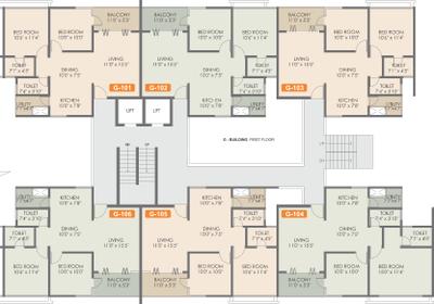 Project Image of 991.0 - 2400.0 Sq.ft 2 BHK Apartment for buy in Rohan Mithila